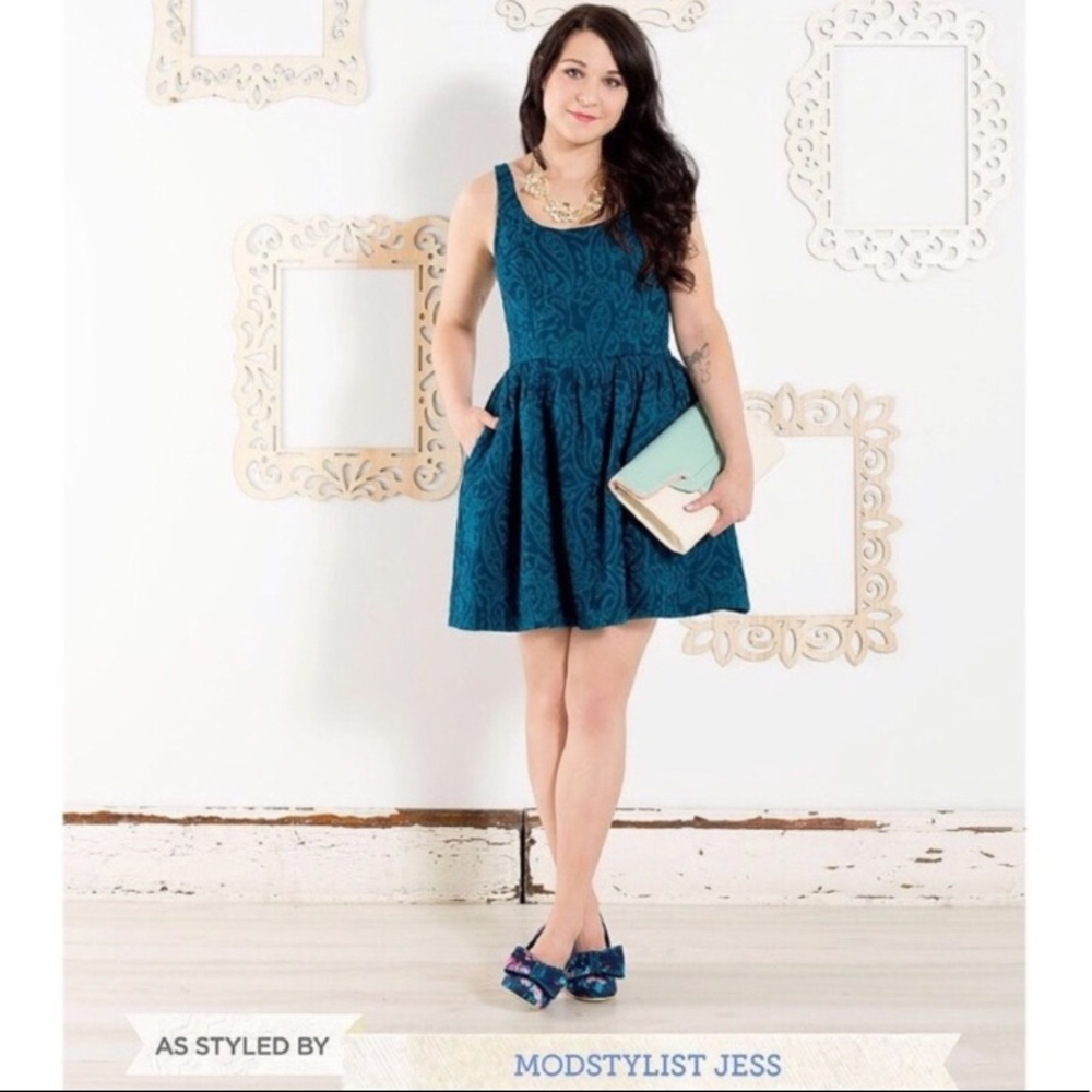 ModCloth Jack BB Dakota Blueberry Dress Sz 6